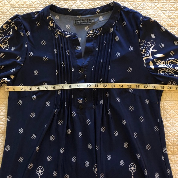 Ice Silk Blue Dress - Picture 6 of 8